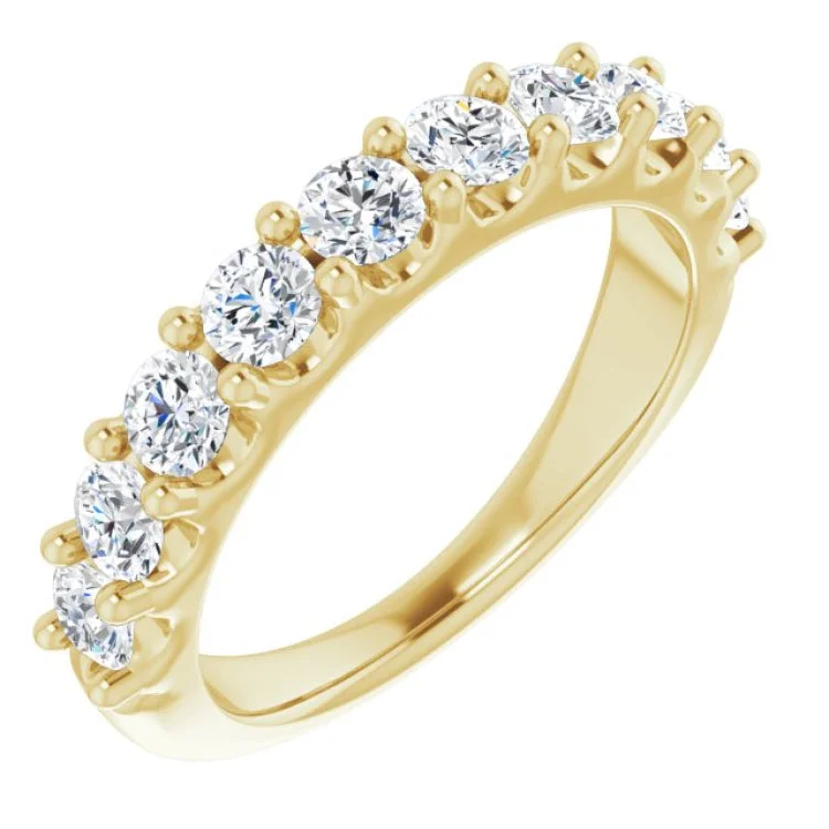 Ladies rings eternity ring picks-14K Yellow 1 1/5 CTW Diamond Anniversary Band