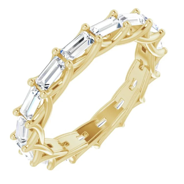 Ladies rings Celtic knot designs-14K Yellow 1 5/8 CTW Diamond Eternity Band