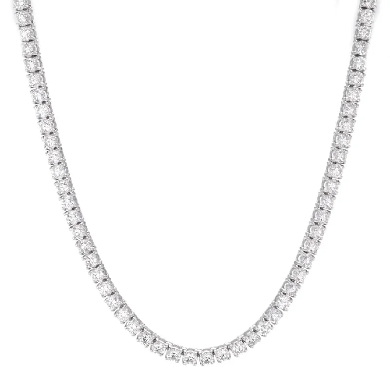 ladies necklace diamond intricate-10.43 ctw Diamond Eternity Necklace