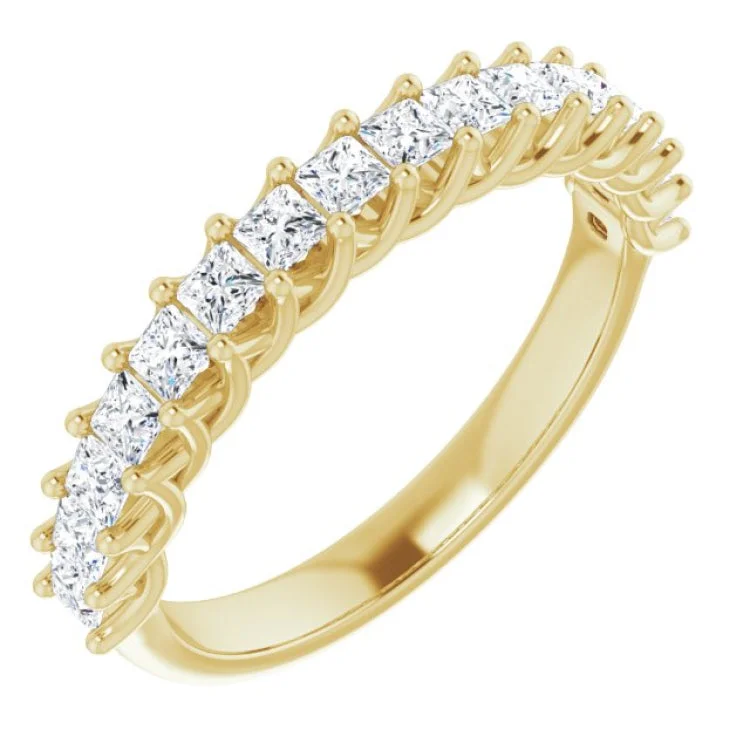 Ladies rings personalized touch options-14K Yellow 3/4 CTW Natural Diamond Anniversary Band