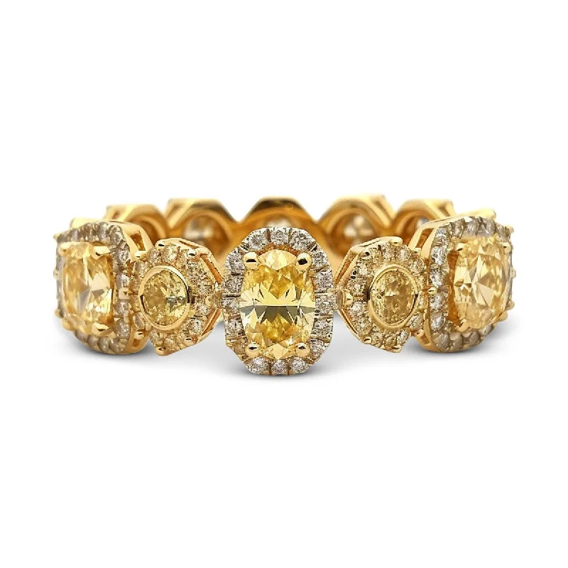 ladies bracelet flower pave-Yellow Bracelet