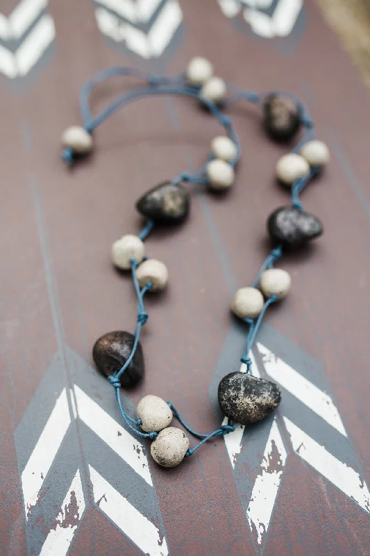 ladies necklace sapphire vintage-Gray Stoney Brook Necklace