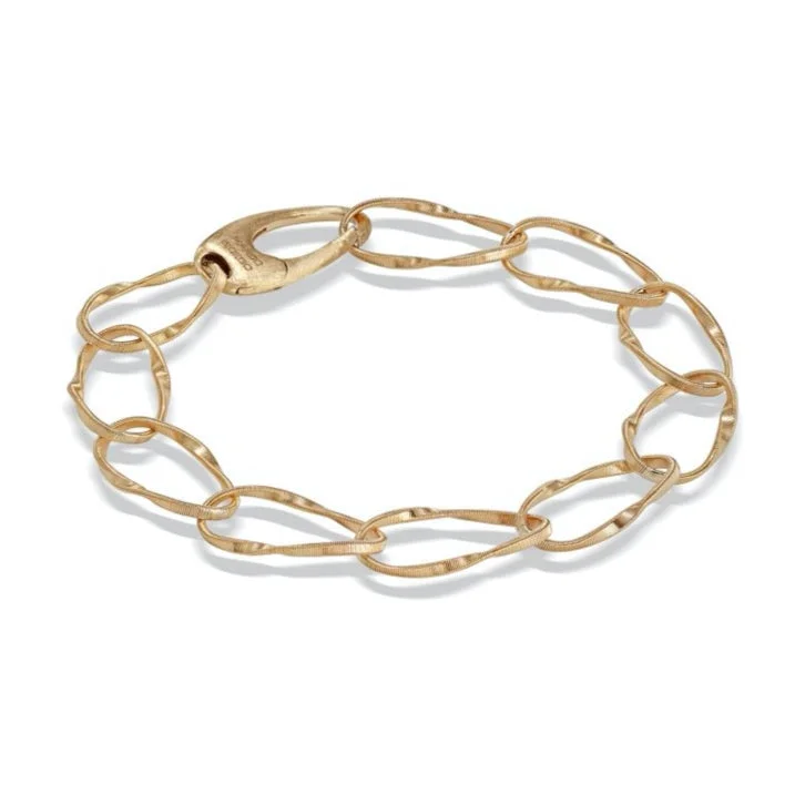 ladies bracelet seasonal holiday-Marco Bicego 18k Yellow Gold Marrakech Onde Single Strand Bracelet