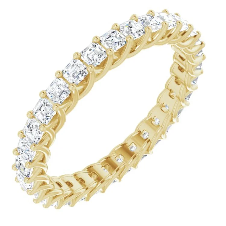 Ladies rings family heirloom rings-14K Yellow 1 1/2 CTW Diamond Eternity Band