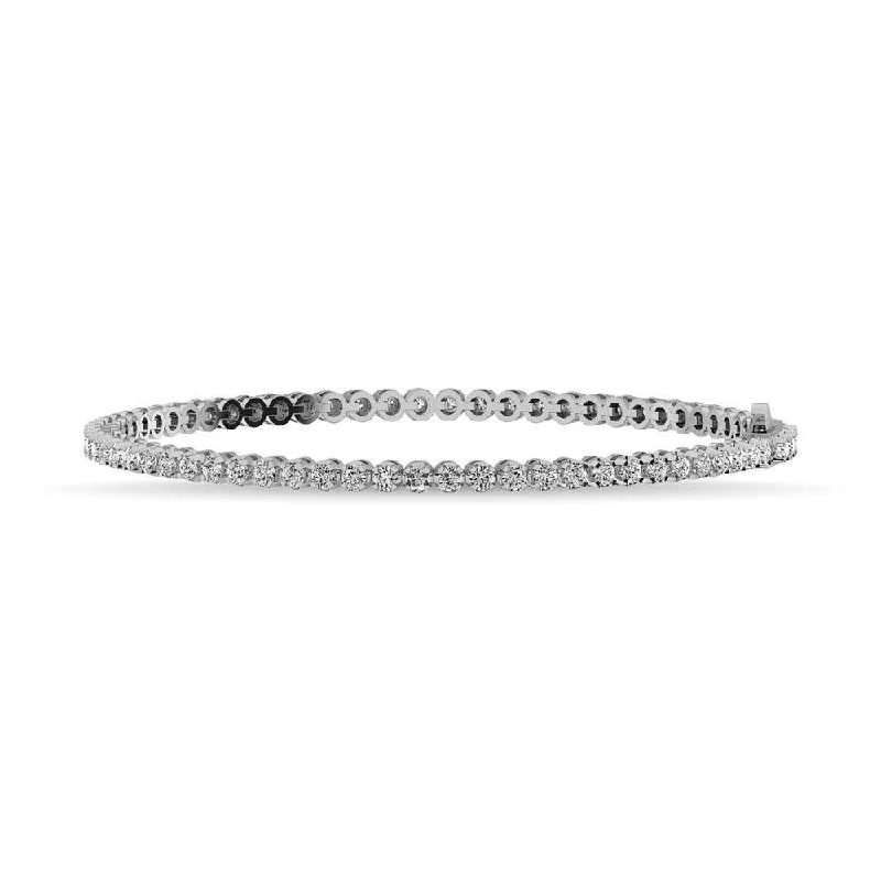 ladies bracelet celestial topaz-Diamond 1 Ct.Tw. 10K White Gold  Tennis Bracelet