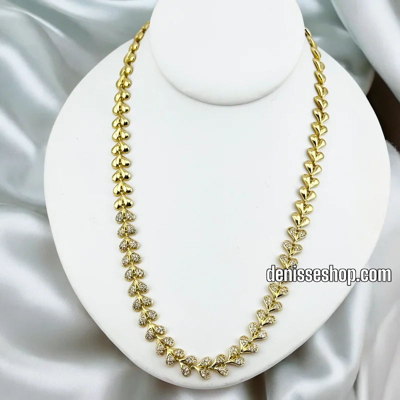 ladies necklace shell mother’s-14K ELEGANT NECKLACE N225