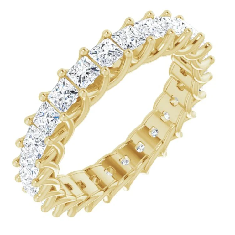 Ladies rings Italian crafted styles-14K Yellow 2 3/8 CTW Diamond Eternity Band