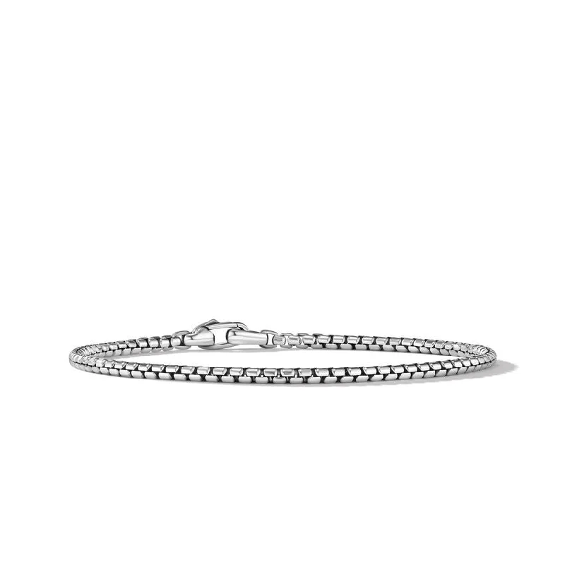 ladies bracelet affordable celestial-David Yurman Gents Box Chain Bracelet in Sterling Silver