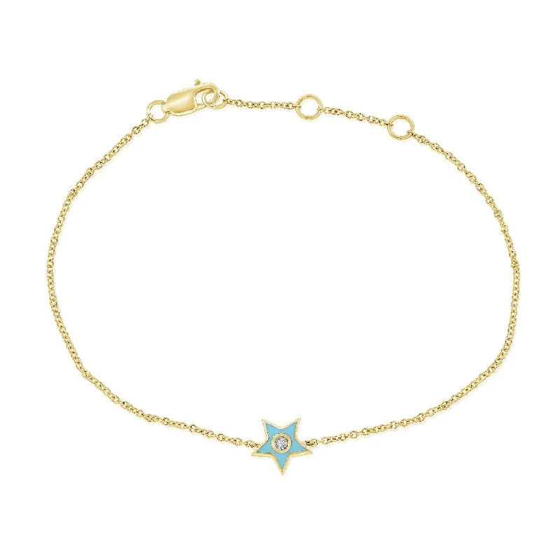 ladies bracelet blue sapphire chic-OKGs Collection Star Zodiac Fashion Bracelet