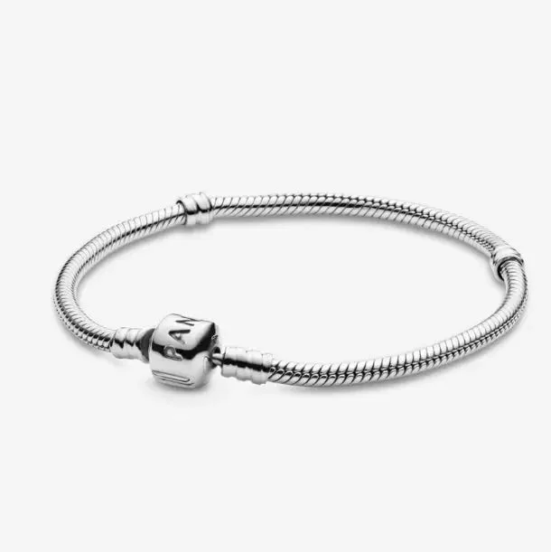 ladies bracelet modern seasonal-Pandora Moments Snake Chain Bracelet