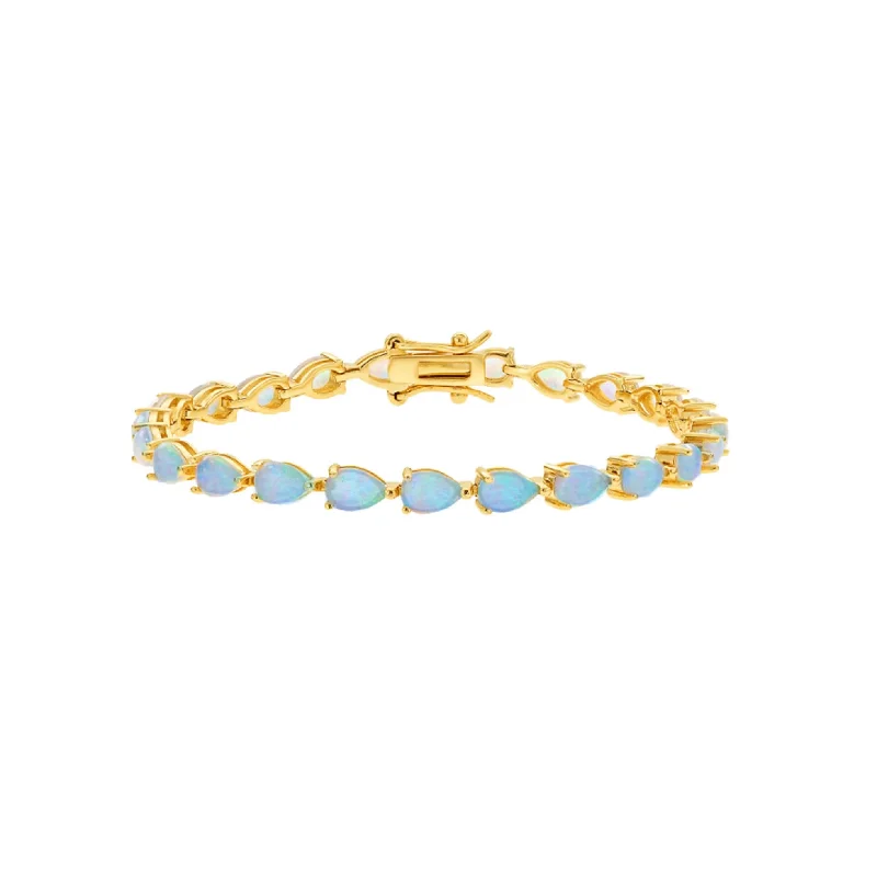 ladies bracelet fall cyber monday-Opal Parisian Tennis Bracelet