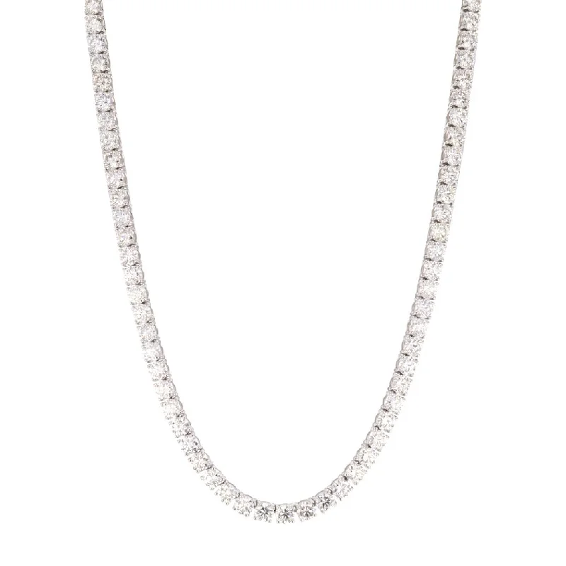 ladies necklace fringe celestial-24.67 ctw Diamond Eternity Necklace