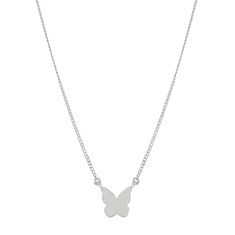 ladies necklace designer initial-Classic Butterfly Necklace