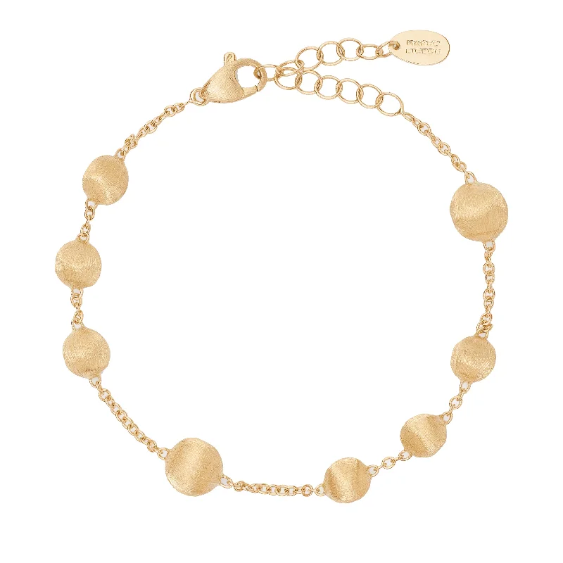 ladies bracelet boho silver-Marco Bicego 18K Yellow Gold Africa Bead Bracelet