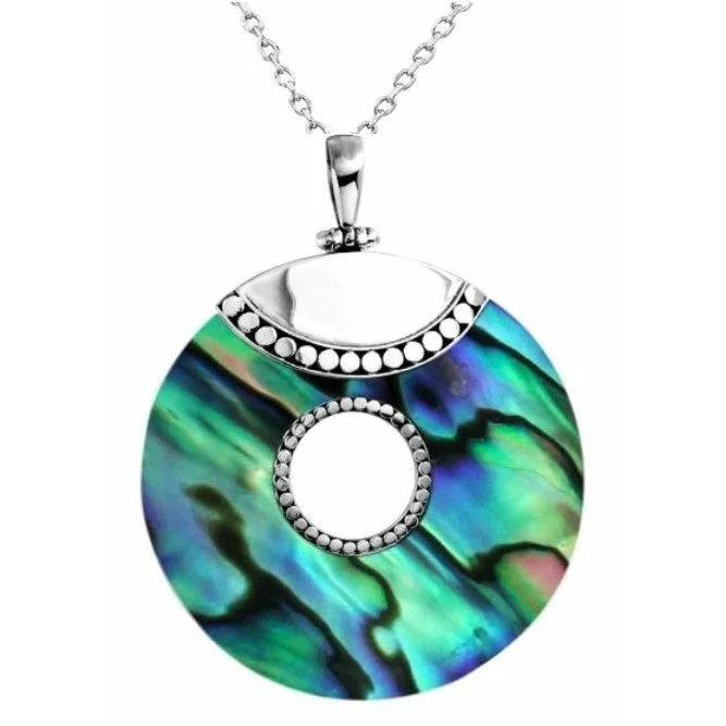 ladies necklace winter timeless-Marino Abalone Necklace