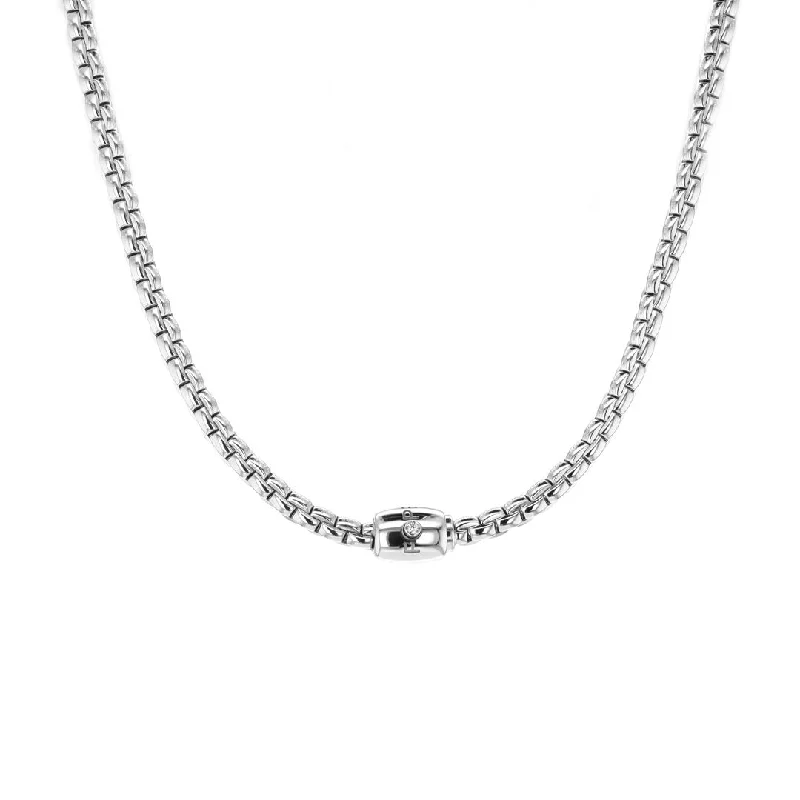 ladies necklace chunky opera length-0.01 ctw Diamond Flex Necklace