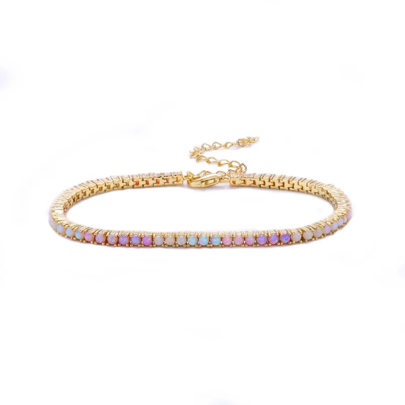 ladies bracelet celestial shell-The Camille Tennis Bracelet