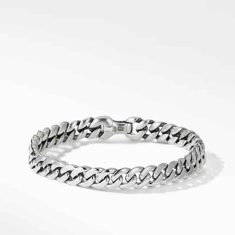 ladies bracelet satin black friday-David Yurman Men's Curb Chain Bracelet