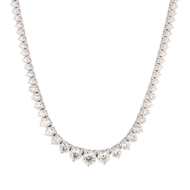 ladies necklace constellation winter-13.55 ctw Diamond Eternity Necklace