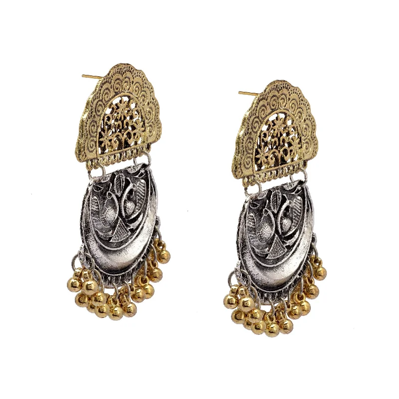 Ladies earrings subtle luxury options-Chandbali Tassel Earrings